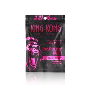 Raspberry Kush - Flying Monkey x Crumbs King Kong Gummies | 1000mg